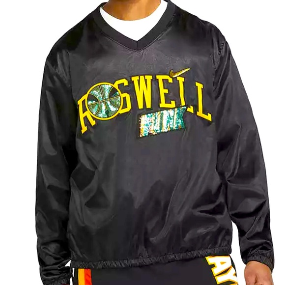Nike Roswell Rayguns Top Long Sleeve Warm-Up Black